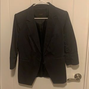 The limited navy blue blazer